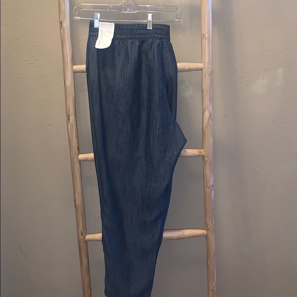 Coldwater Creek Denim Ankle Pants Sz 2X NWT